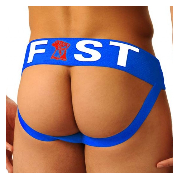 Punho Azul Logotipo Jockstrap