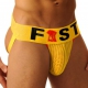 Jockstrap Vuist Logo Geel