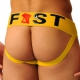 Jockstrap Fist Logo Jaune