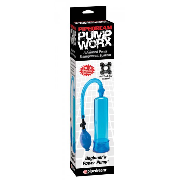 Worx Beginners Penis Pump 19 x 5 cm Blue