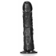 RealRock Curved Dildo 20 x 4.6cm Black