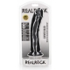 RealRock Consolador Curvo 20 x 4,6cm Negro