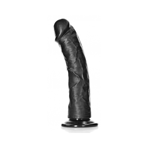 RealRock Curved Dildo 20 x 4.6cm Black