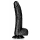 RealCock Curved Dildo 17 x 4.3cm Schwarz