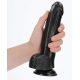 Curved Dildo RealCock 17 x 4.3cm Black