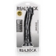 RealRock Mega Curved Dildo 25 x 5.6cm Schwarz