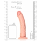 RealRock Gebogen Dildo 20 x 4,6cm