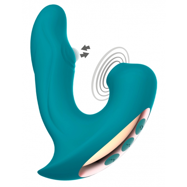 Eternal Estimulador de Clítoris y Punto G 15cm Turquesa