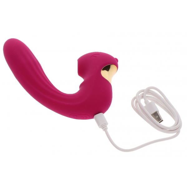 Hemelse Clitoris en G-Spot Stimulator 15cm Paars