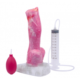 PINKALIEN Squirting Silicone Dildo - 08