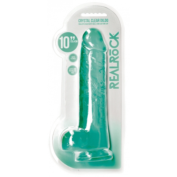 Dildo 21 x 5,5cm Verde Cristalino