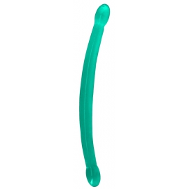 Real Rock Crystal Double Crystal RealRock dildo 42 x 3.2cm Green