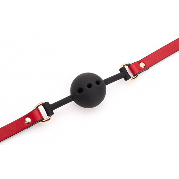 Eslinga de pelotas Liny Thin Negro-Rojo