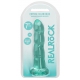 Twist Crystal Dildo RealRock 16 x 4cm Grün