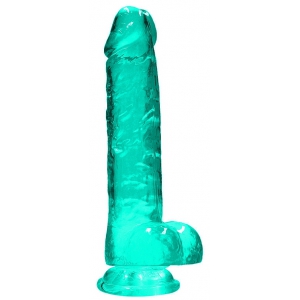 Real Rock Crystal Realistic Dildo with Balls - 8