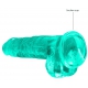 Crystal Clear Dildo 16 x 4cm Green