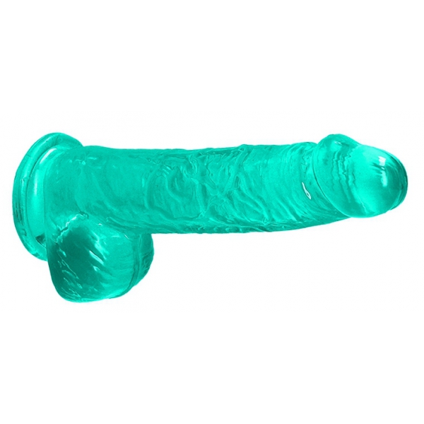 Dildo transparente 12 x 3cm Verde