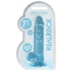 Crystal Clear Dildo 14 x 3.5cm Blauw