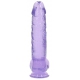 Dildo trasparente 21 x 5,5 cm viola