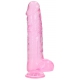 Crystal Clear Dildo 21 x 5.5cm Pink