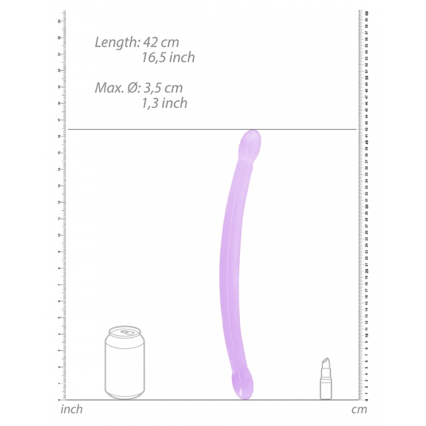 Non Realistic Double Dong - 17''/ 42 cm