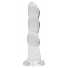 Real Rock Crystal Non Realistic Dildo with Suction Cup - 7''/ 17 cm