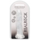 Dildo Twist Kristal RealRock 16 x 4cm Helder