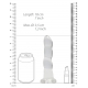 Non Realistic Dildo with Suction Cup - 7''/ 17 cm