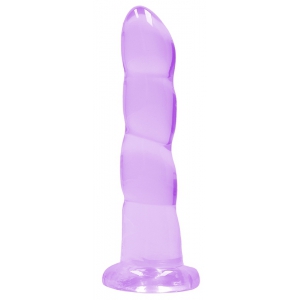 Real Rock Crystal RealRock Twist Crystal Dildo 16 x 4cm Violett