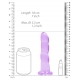 Dildo Twist Crystal RealRock 16 x 4 cm Viola