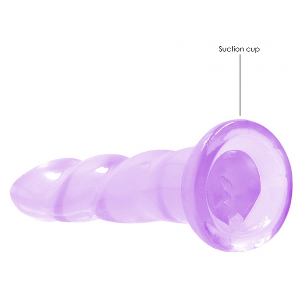 Dildo Twist Crystal RealRock 16 x 4cm Púrpura