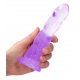 Dildo Twist Crystal RealRock 16 x 4cm Púrpura