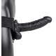 Gode ceinture creux Hollow Strap On RealRock 18 x 4.5cm Noir