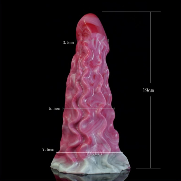 Dildo vibrante Monster Viby Stirix 18 x 7 cm