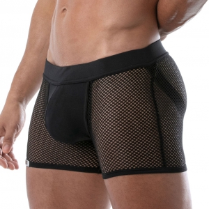 TOF Paris Jock Boxer Circuit Mesh Black