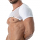 Circuit Mesh Crop Harness White