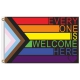 LGBT+ Welcome-Flagge 60 x 90cm