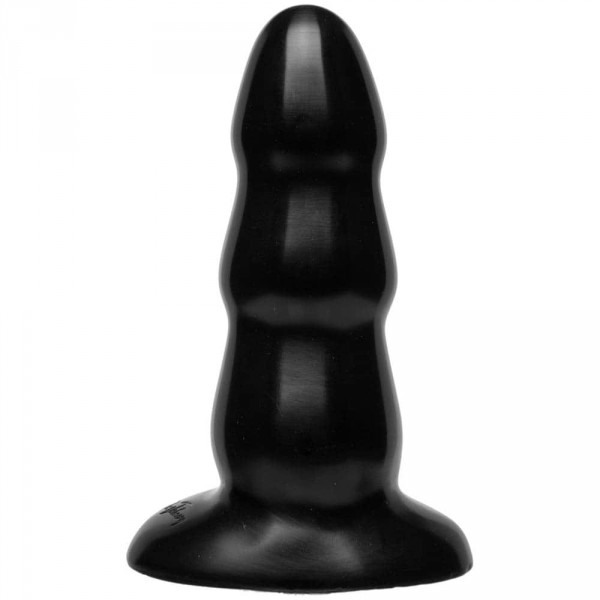 Butt Plug Triple 11 x 4,5 cm Preto