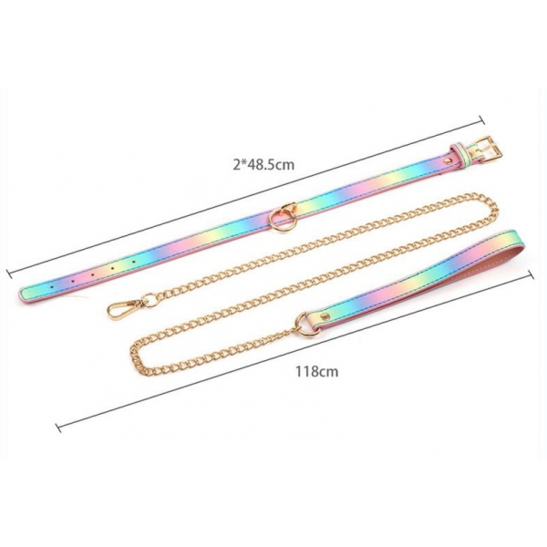 Sm Laser Roze Halsband
