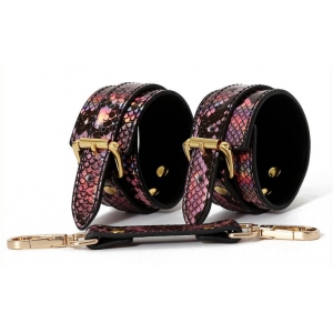 SM Fantasy Handcuffs Snakine Black-Pink