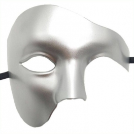 KinkHarness Maske Milo Silber