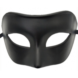 KinkHarness Zorro Mask - Retro Color BLACK