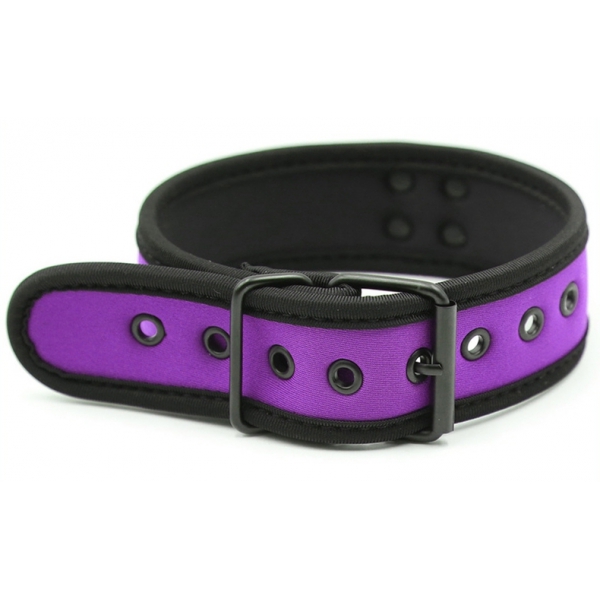 Neoprene Collar Simply Puppy Purple