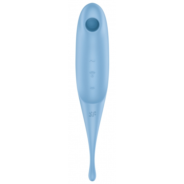 Stimolatore del clitoride Twirling Pro Blu