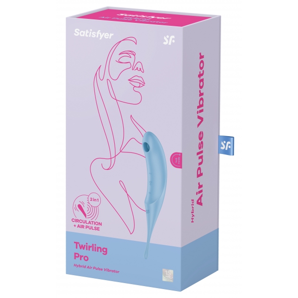 Twirling Pro Clitoris Stimulator Blauw