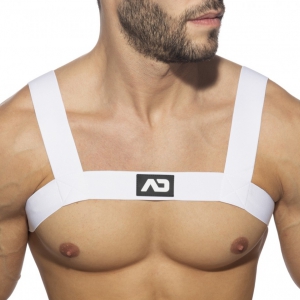 Addicted AD FETISH Basic Elastic Harness White