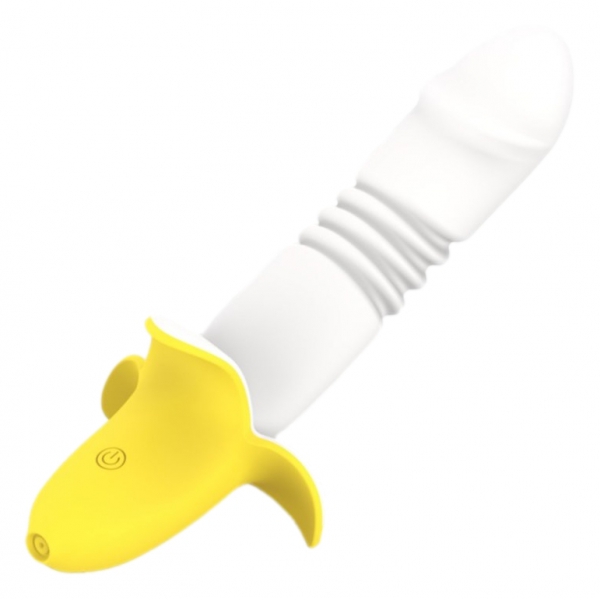 Dildo de impulso de banana 13 x 3,3cm