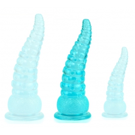 ToppedMonster Dildo Winkle M 16 x 5,5 cm Turchese