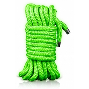 Ouch! Glow Bondage-Seil phosphoreszierend Glow Rope 5M