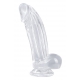 Dildo transparente Kolk S 12 x 3,5cm